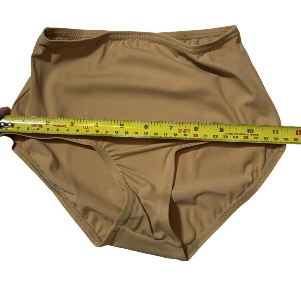 BALERA Dancewear Pull-On High-Wast‎ Briefs Girls Size MC Nude Ballet Lyrical NEW